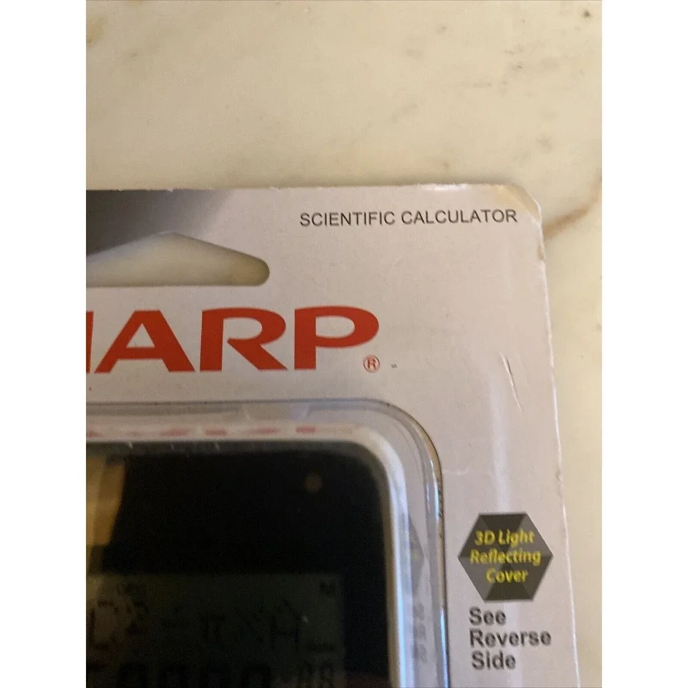 Sharp Scientific Calculator Black EL-531TGB-BW Advanced DAL 273 Functions New
